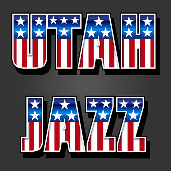 Utah Jazz American Captain Logo iron on paper